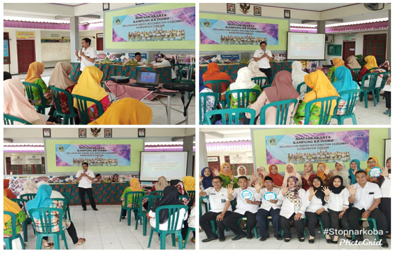Sosialisasi P4GN pada Kegiatan Lokakarya Mini Kampung KB di Kelurahan Indro Kec. Kebomas Kab. Gresik Sosialisasi P4GN pada Kegiatan Lokakarya Mini Kampung KB di Kelurahan Indro Kec. Kebomas Kab. Gresik