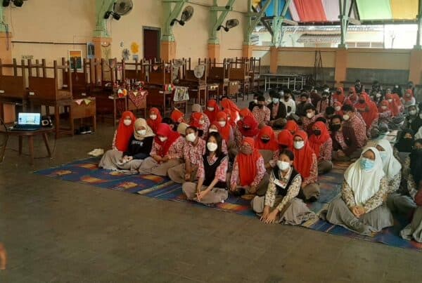 giat sosialisasi P4GN dalam pelaksanaan kegiatan akhir semester (KAS) di SMA Semen Gresik