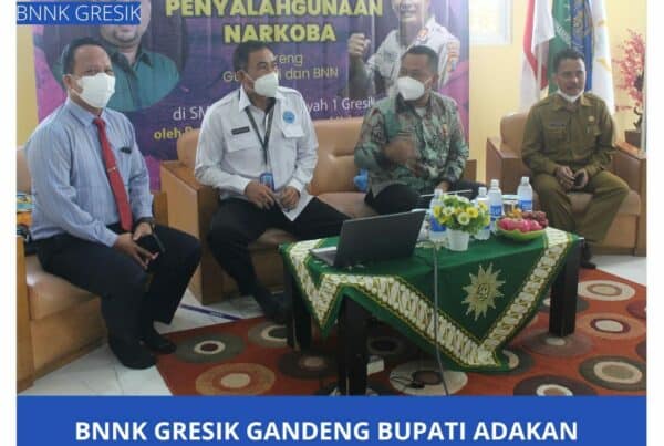 BNNK GRESIK GANDENG BUPATI ADAKAN ROADSHOW P4GN DI SMA MUHAMMDIYAH 01 GRESIK