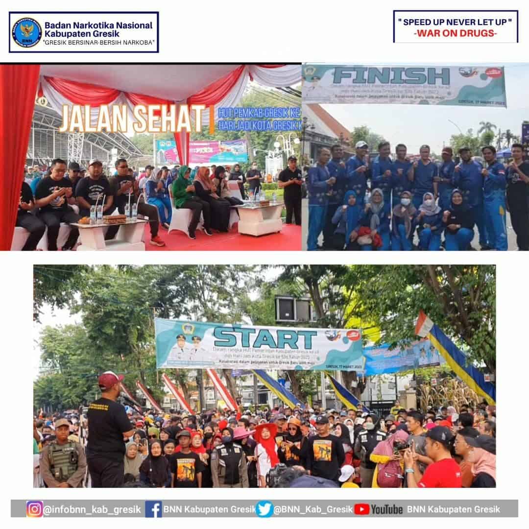Jalan sehat dalam rangka merayakan HUT Pemkab Gresik ke 49 dan Hari Jadi Kota Gresik ke 536 Jalan sehat dalam rangka merayakan HUT Pemkab Gresik ke 49 dan Hari Jadi Kota Gresik ke 536